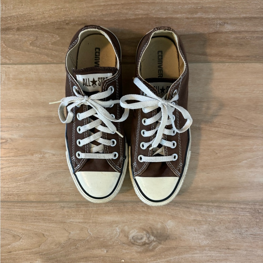 Converse Brown Low-Top Sneakers